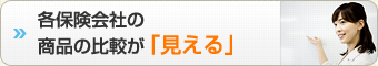 各保険会社の商品の比較が「見える」